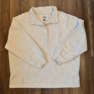 American Eagle Outfitters Light Gray Sweatshirt